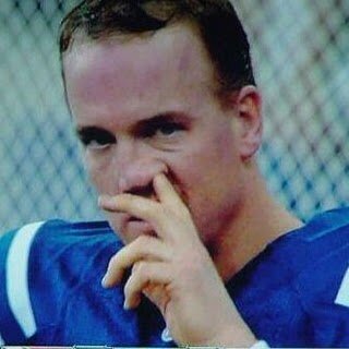 MVP of Super Bowl 41, Holds many NFL records, including most games lost in the first round of the playoffs after a legendary regular season. Parody Account