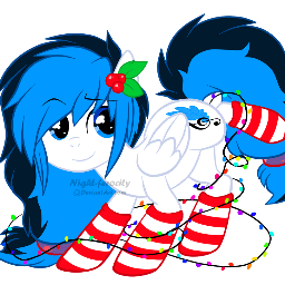Melody or Mel is a individual that came from Las Pegasus to persue a singing career around equestra and to help those in need with their vocal techniques.