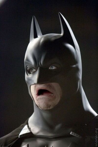 I'm batman..Dark Knight...Gotham's savior..Caped crusader..and the Worlds Greatest Detective........