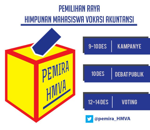 Official Account Pemira Himpunan Mahasiswa Vokasi Akuntansi Universitas Indonesia