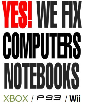 YES! WE FIX Computers Notebooks Free Quotes! Call us 8004 7274