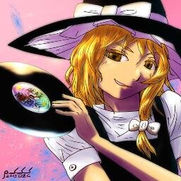 私は音ゲー（主にBEMANI、たまにmaimai, DIVA, GC）を趣味にしている霧雨魔理沙だ！　アイコンは菊狛（@mundi_incerti）に作成をお願いしたぜ！　自動ツイートは主に各種イベントの宣伝やまとめを中心にしているが、メインは手動ツイートのつもりだからよろしくな！