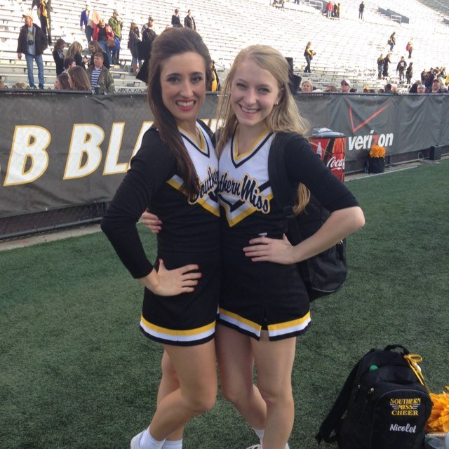I love Jesus, my family, my friends, and cheerleading for the Golden Eagles :)