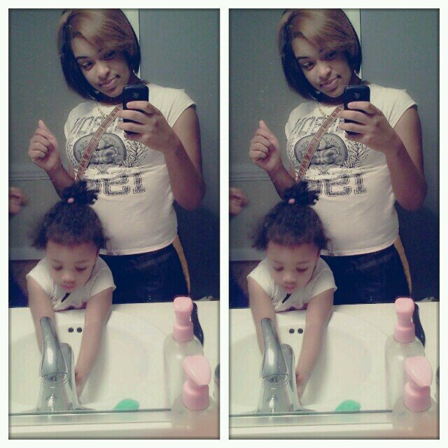 #danceislife♥ loving my handsome husband Denzel Silver 6.22.13 & my stinka Maliyah 12.22.13
