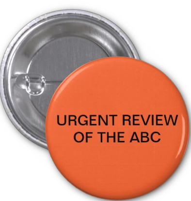 Many recognise a review into the ABC is long overdue, including former ABC chairman Donald McDonald. Last external comprehensive review, Dix review in 1981.