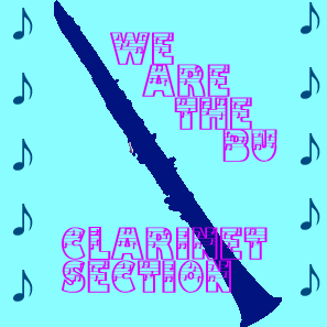 Clarinet all the time! we're your shining stars. #CDB