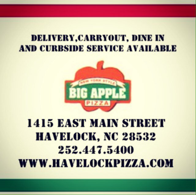 We have been in Havelock for 19 years proudly serving the men and women in our community. We have everything from pizzas, pastas, strombolis, calzone, and more,