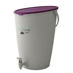 The Urban Composter™ is a bokashi kitchen compost bin that is clean and simple to use. Made from recycled plastic, it helps to turn food scraps into fertilizer.