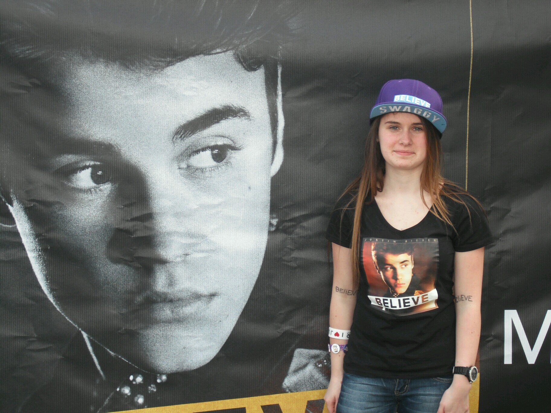 My name is Belieber. My blood is purple. I speak Bieberish. I live in Bieber's world. Justin Bieber is my hero & I'm proud Belieber ∞I ♥ #BelieveTour