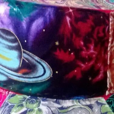 Custom patchwork / 3D paint work /  Love