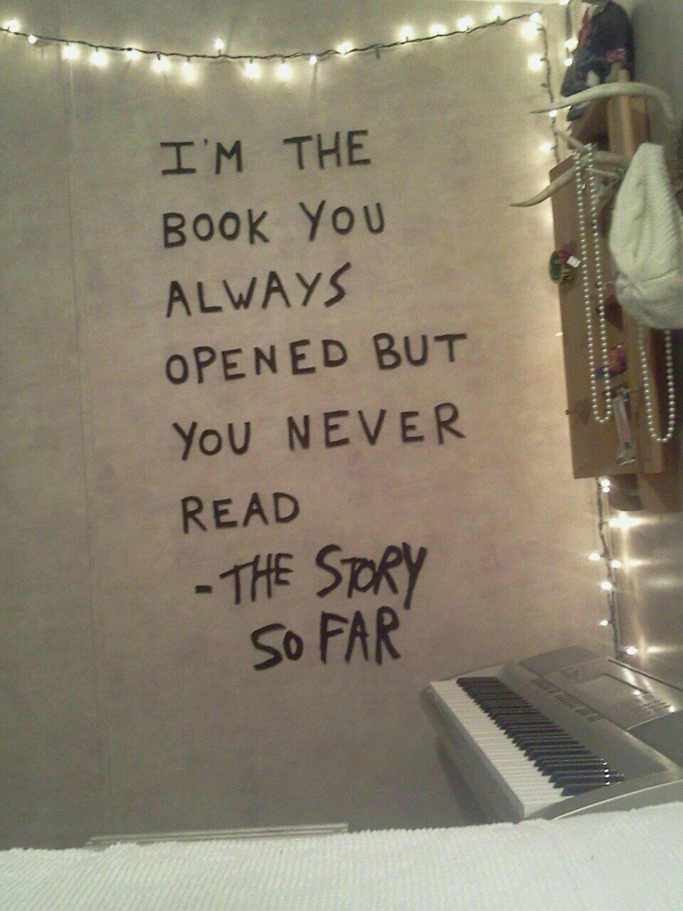 somewhere between thinking I need it and not wanting it at all~
