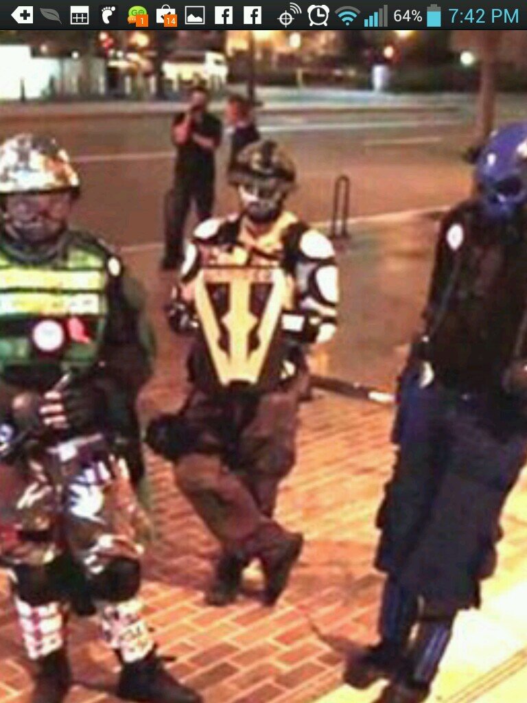 RLSH Real Life Superhero.  violent crime prevention. homeless outreach. and do gooders. check me out on Facebook. Badger RLSH