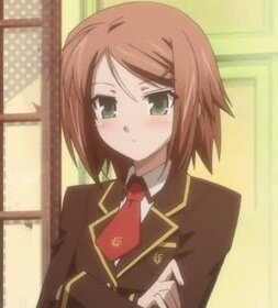 Yuuko Kinoshita 木 下 优 子embajadora de la clase 2-A en la Academia Fumizuki
