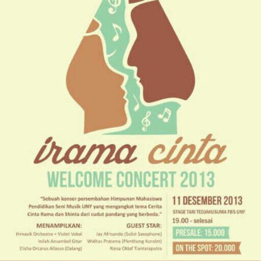 WELCOME CONCERT 2013 Himpunan Mahasiswa Seni Musik - Universitas Negeri Yogyakarta CP : @BethaNCofee @Jejeantana