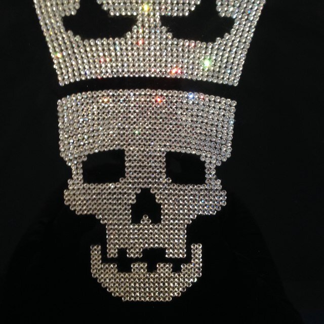 Bespoke artwork created entirely from Swarovski crystals