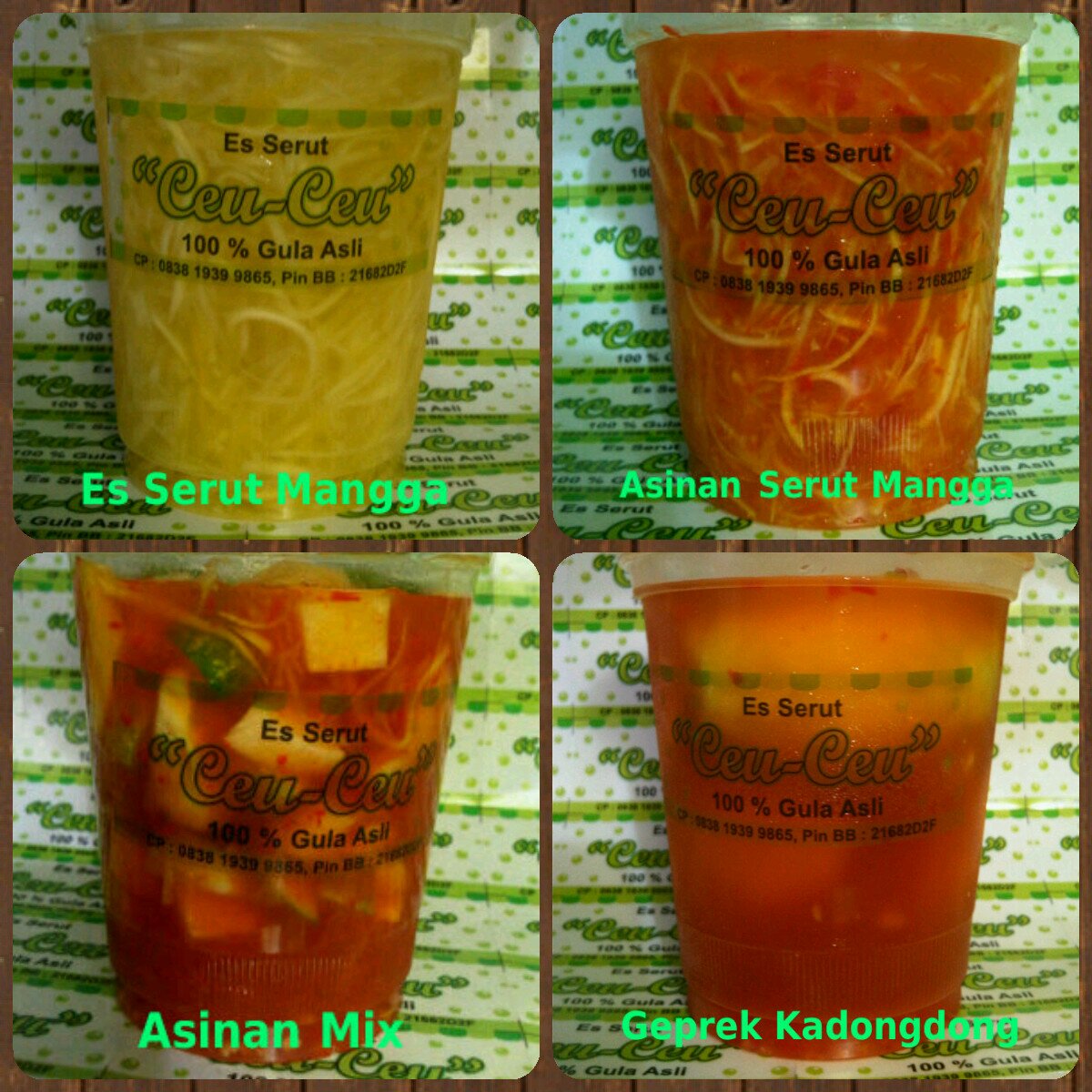 Es Serutceuceu merupakan produk home made,dari buah mangga tanpa bahan pewarna,tanpa pengawet & 100% gula asli.for more info 083819399865 or pin BB 21682d2f