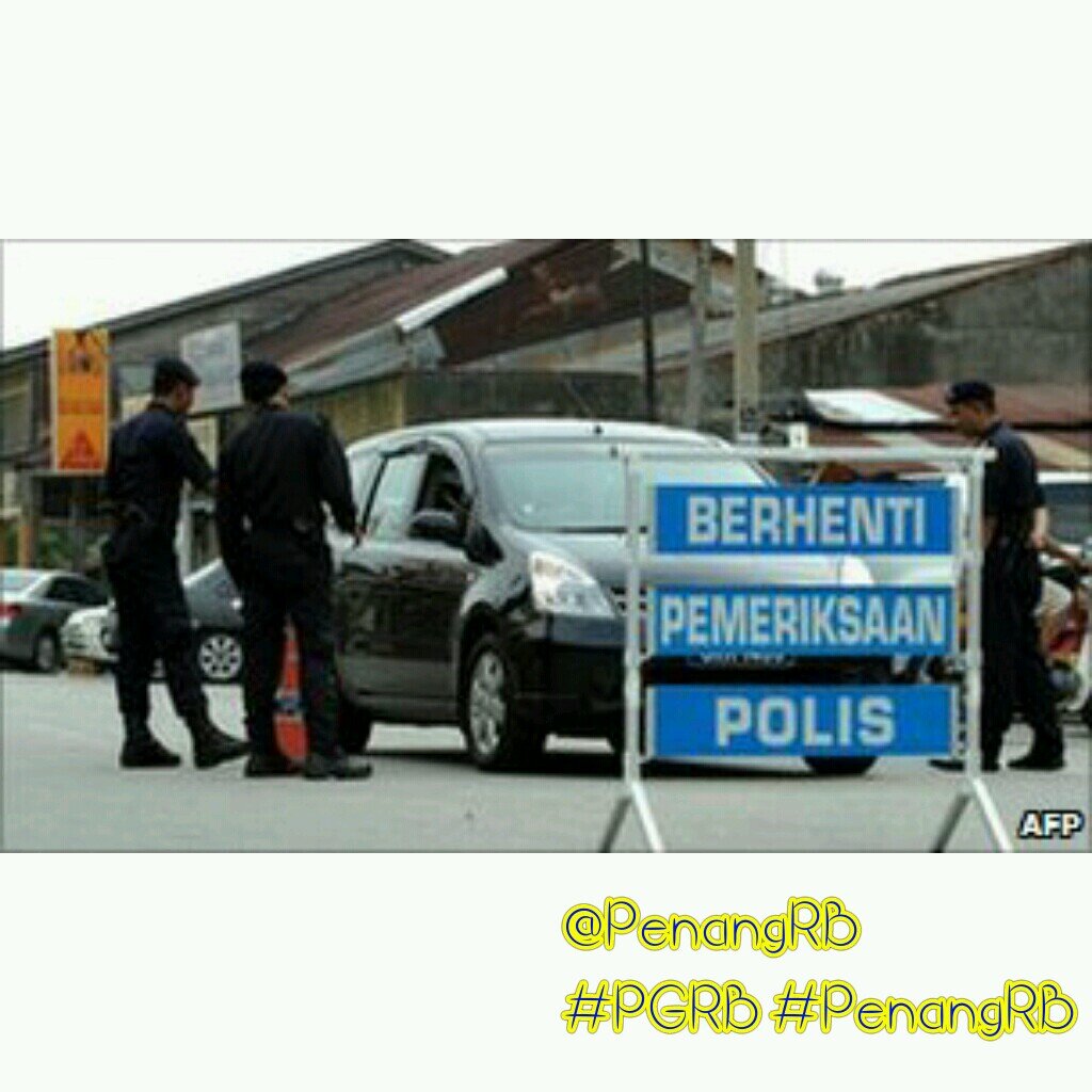 Info tentang Roadblock sekitar Pulau Pinang. Sila gunakan hashtag #PGRB @PenangRB berserta masa, lokasi, dan info.
