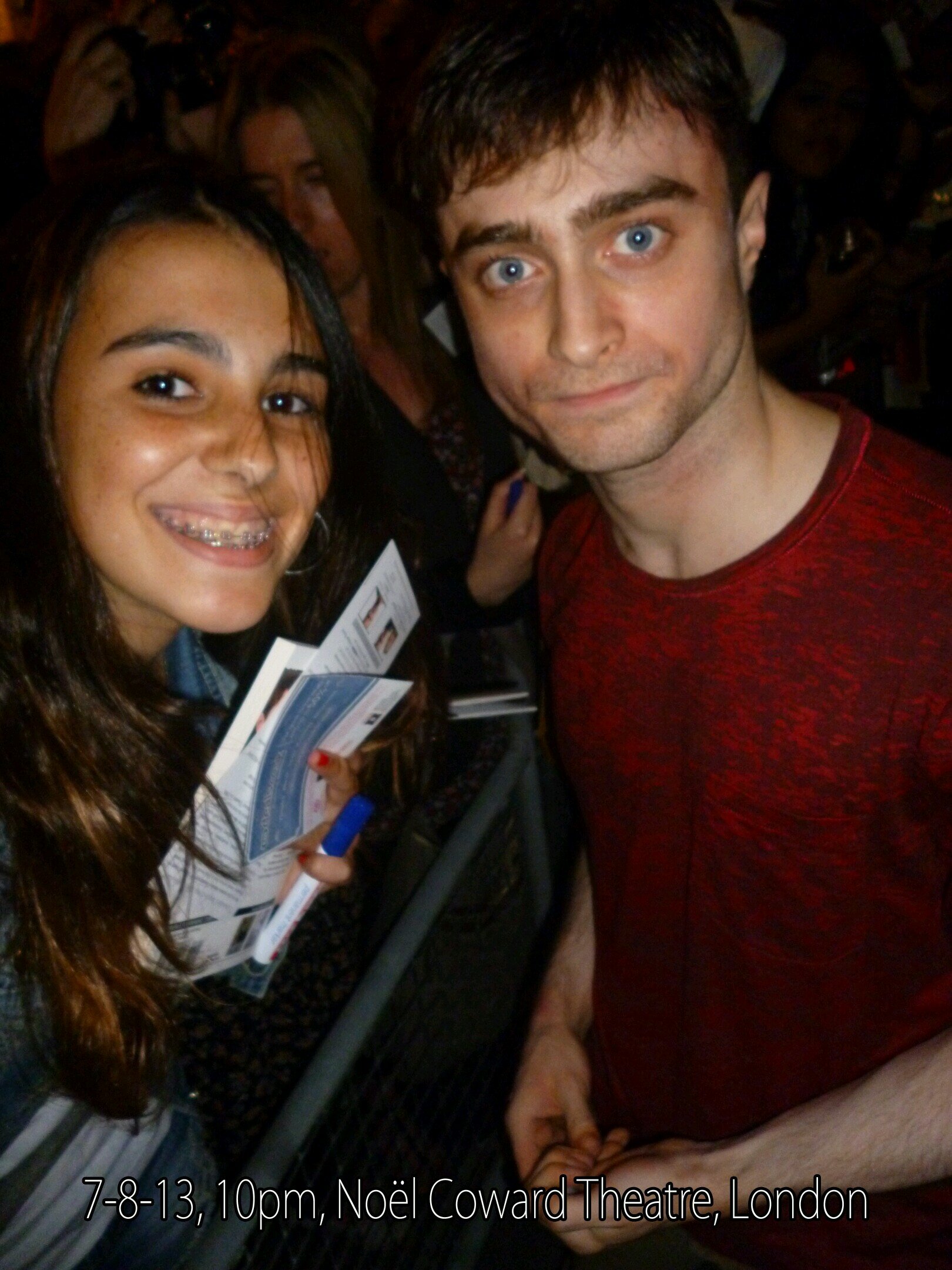 Potterhead #KillYourDarlingsSpain The Big 7 Radcliffe, Watson, Grint, Wright. HP cast - Simple Plan! - The Cripple Of Inishmaan 07-08-13