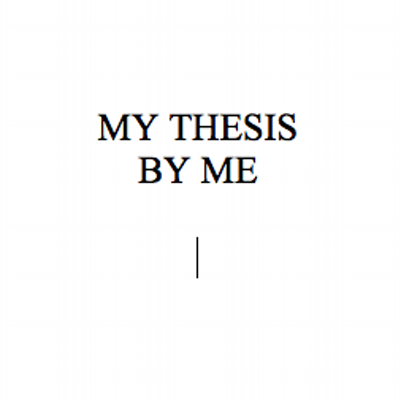 Thesis twitter button