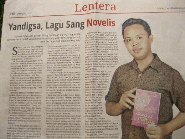yandigsa82's profile picture. Menulis Novel, Cerpen, Puisi, Kisah Inspiratif, Artikel dan Resensi Buku.