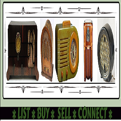 LIST/BUY/SELL/CONNECT. SHARE AND MARKET YOUR VINTAGE RADIOS & AUDIO GOODS.

CHECK OUT & LIKE US ON FACEBOOK