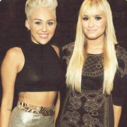all i care about is miley and demi
