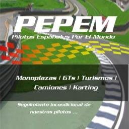 spanishdrivers's profile picture. Twitter de PEPEM (Pilotos Españoles Por El Mundo). Aquí repasaremos las actuaciones automovilísticas de los nuestros cada fin de semana.