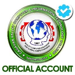 cvcitc's profile picture. This is the Official Twitter Account of CVCITC (Cagayan Valley Computer and Information Technology College), Santiago City, Isabela, Philippines.