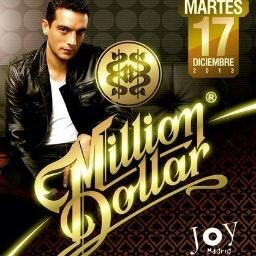 Porque los martes noche no volverán a ser lo mismo en Madrid.- MILLION DOLLAR en JOY ESLAVA. Lista de Laura. Información y reservas enviar privado.