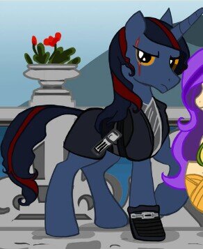 Ex captain of the night guard is stubborn and arrogant at times but one of the finest guards in all of Equestria second to Shinning Armor ((RP))