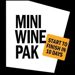MiniWinePak's profile picture. From start to finish in just 10 days, Mini WIne Pak is your solution for making wine at home. Making wine has never been so easy!