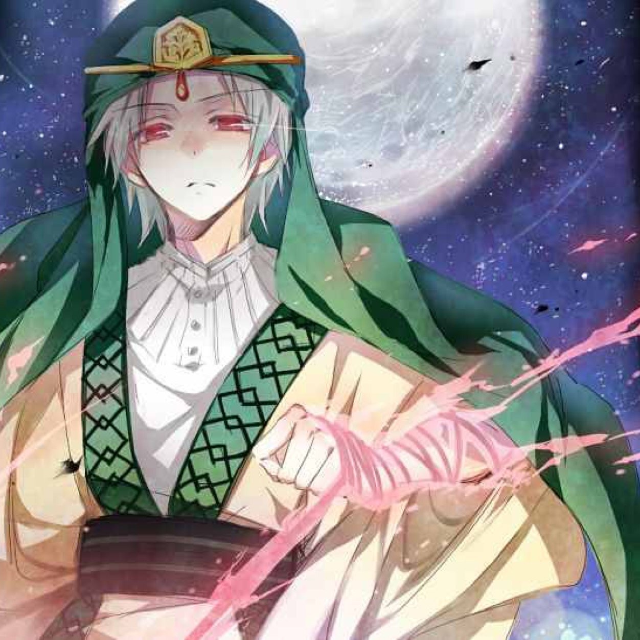 Former assassin, now advisor of Sinbad and one of the Eight Generals of Sindria. Household Vessel: Bararaq Sei (Twin Snake Rope Darts) #MagiRP