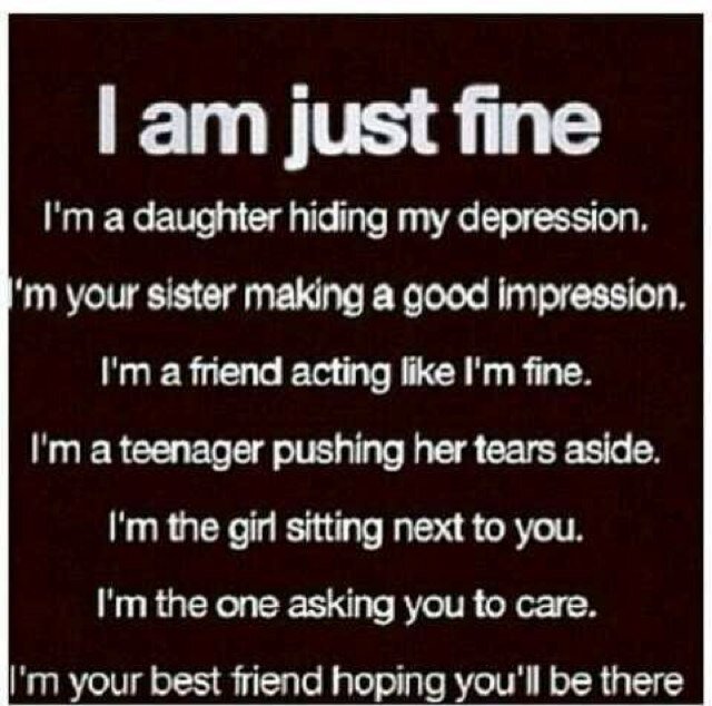 15. Depression. Self Harmer. Trying to stay strong. Here to listen, just tweet or DM me ❤️