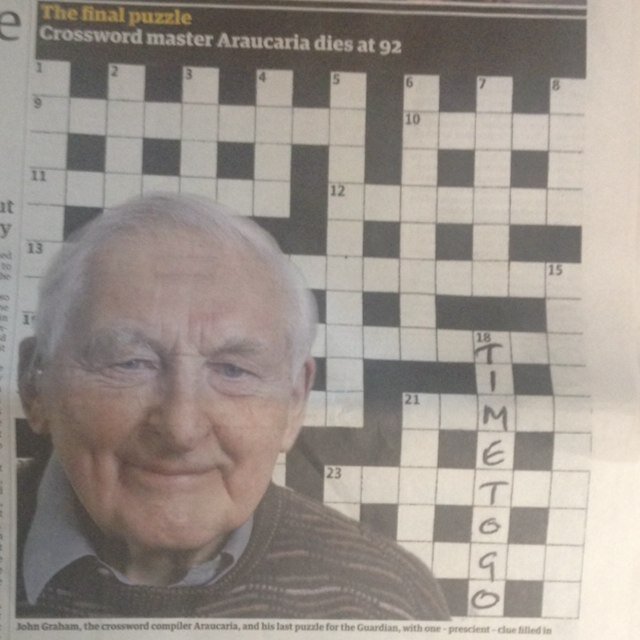 Araucaria. Crossword legend. 1921 - 2013.