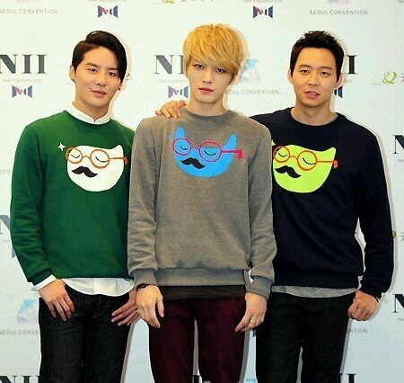 JYJ.B1A4.SUPERJUNIOR사랑해요　ジェジュン！ジュンス！ユチョン！が本当に大好きです♡他にB1A4ドゥルよりオールSUPERJUNIORリョウクイェソンイトゥク　応援してます！JYJに会いたいです。