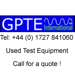 Supplier of quality used, refurbished electronic test & measurement equipment Telephone 01727 841060