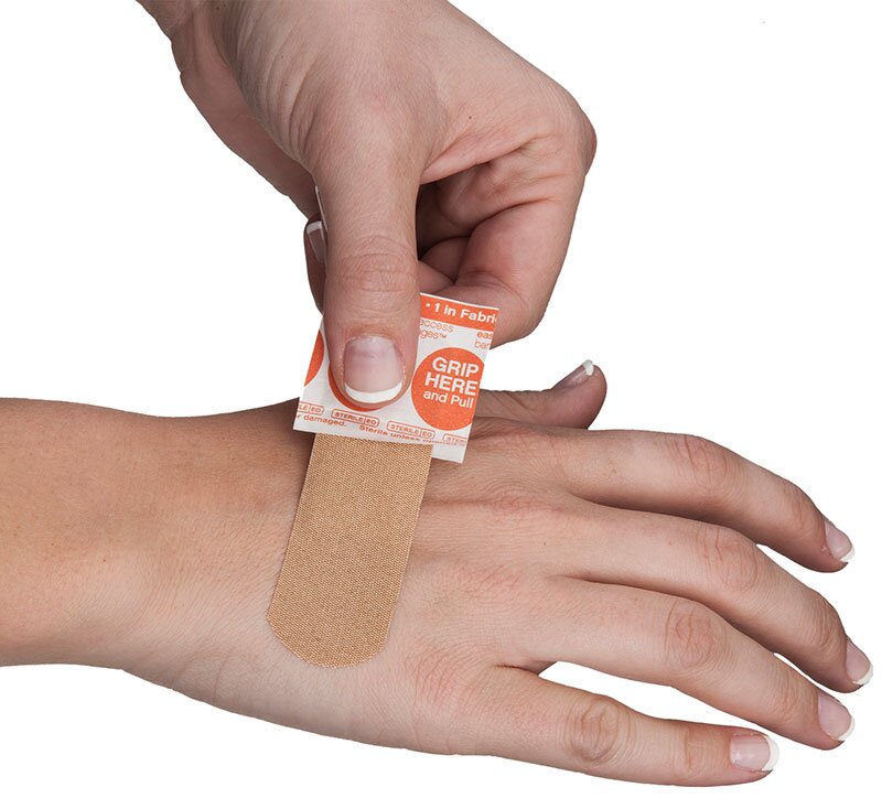 Try the Easy Bandage-Fast, one-handed application, color coordinated by size in portable packs, less mess & less contamination risk. http://t.co/JiyLFPyyKa