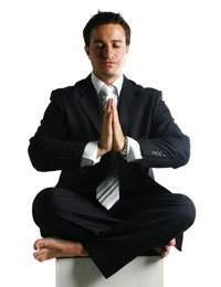 Practicing the power of peace - in my little cubicle of bliss. An experiment in merging a business and a Buddhist vision.