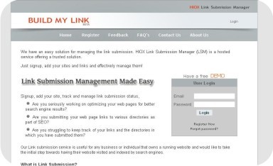 Buildmylink, the free online service for guide you to done an effective Seo & link building. This is the collective webmaster tool   prevents your website fro..