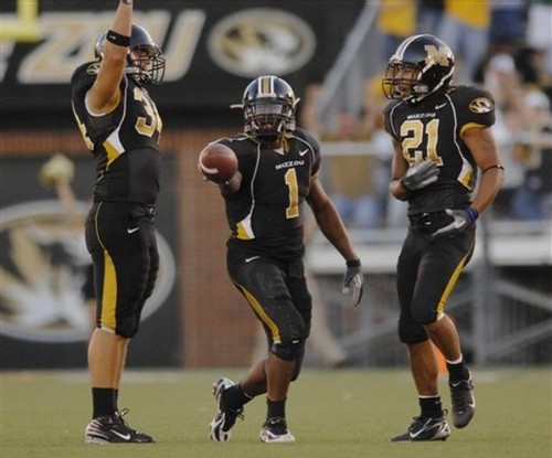 The Twitter page for the Mizzou Football page on Facebook