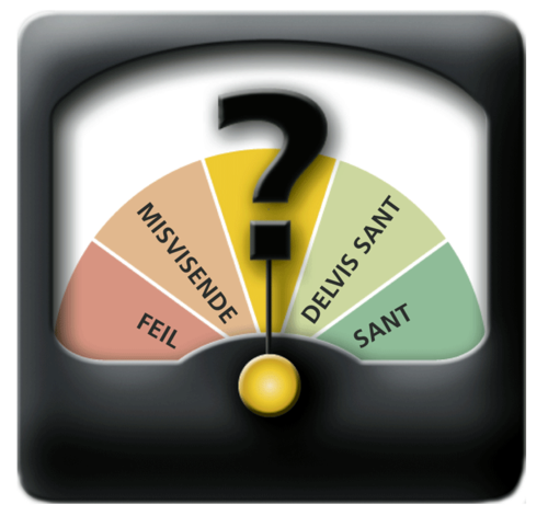 faktasjekk's profile picture. All fact, no heart