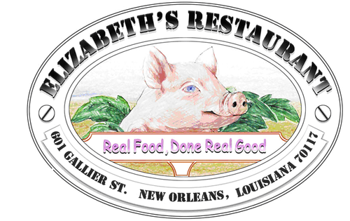 I am the Chef at Elizabeths restaurant in New Orleans