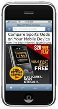 Compare sports odds on your mobile device - Get up-to-the-minute mobile sports odds for NFL, MLB, NBA, UFC and More