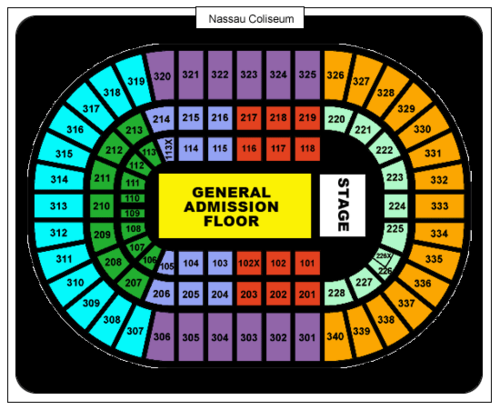 Nassau Coliseum Seating Chart For Disney On Ice