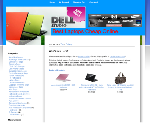 LaptopNotebooks's profile picture. Laptop Notebooks Cheap and buy netbook accessories cheap. We have the best buy on laptop computers. Buy lap top stand, hp, toshiba, lenovo laptop computers.