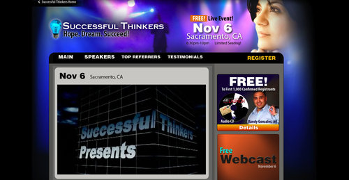 Experience a Life-Changing Event this November! Free Live Webcast..Social Media