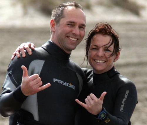 Windsurf Silbersee / Surf On Tour - Eveline and Christian Relling