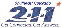 2-1-1 is an information and referral service for community members of Southeast Colorado.  When you're not sure who to call . . . dial 2-1-1.
