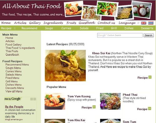 All about Thai food.