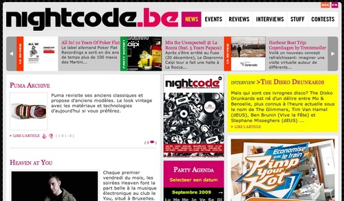nightcode's profile picture. Site web spécialisé en musiques électroniques, actu et agenda clubbing en Belgique